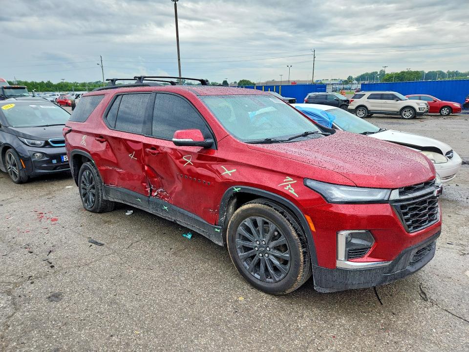 59062046 :رقم المزاد ، 1GNEVJKW6NJ171049 vin ، 2022 Chevrolet Traverse مزاد بيع