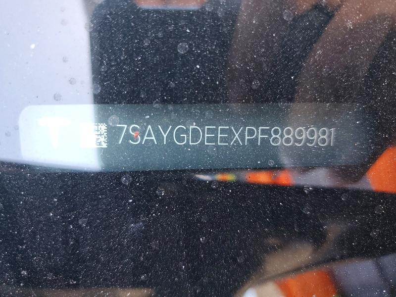 Aukcja sprzedaży 2023 Tesla Model Y, vin: 7SAYGDEEXPF889981, numer aukcji: 57118686
