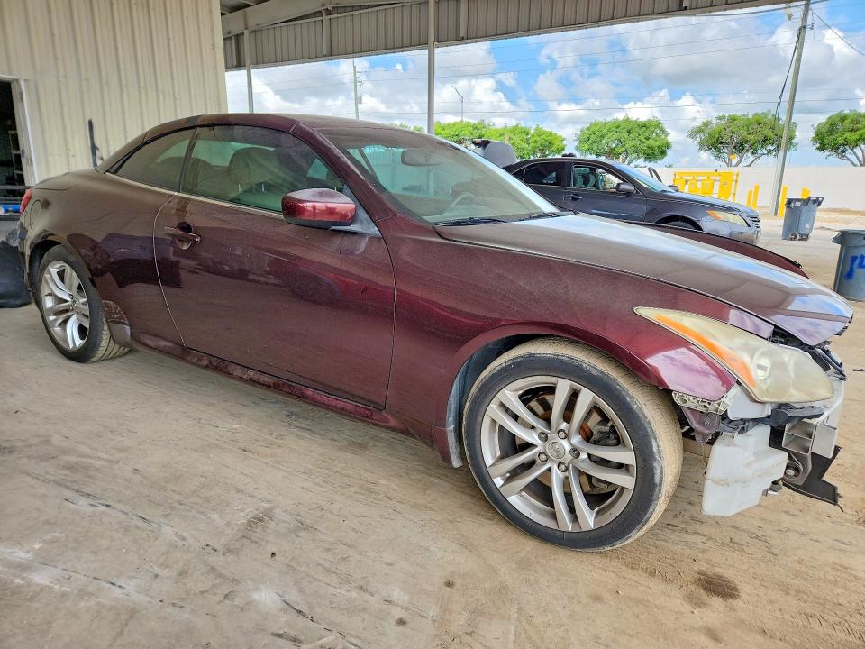 2010 Infiniti G37 Convertible მანქანა იყიდება აუქციონზე, vin: JN1CV6FE5AM352511, აუქციონის ნომერი: 57040486