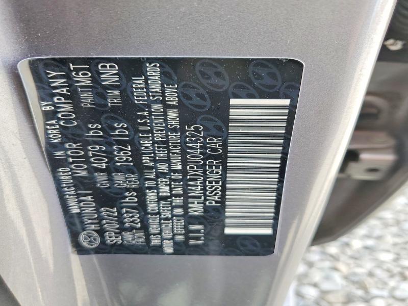 2023 Hyundai Elantra მანქანა იყიდება აუქციონზე, vin: KMHLN4AJXPU044325, აუქციონის ნომერი: 58131486
