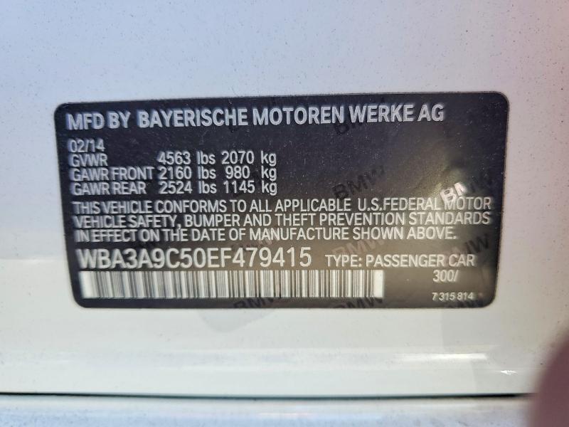 Продажа на аукционе авто 2014 Bmw 335, vin: WBA3A9C50EF479415, номер лота: 55846976