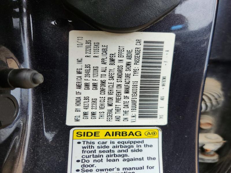 Продажа на аукционе авто 2014 Acura Tl, vin: 19UUA9F51EA000615, номер лота: 55556216
