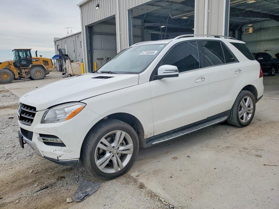 2015 Mercedes-benz Ml მანქანა იყიდება აუქციონზე, vin: 4JGDA0EB7FA511888, აუქციონის ნომერი: 57748546
