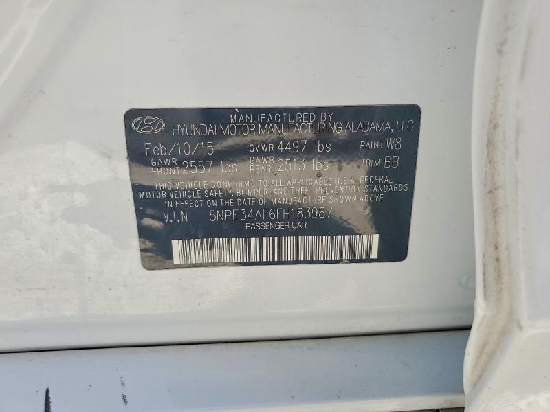 Aukcja sprzedaży 2015 Hyundai Sonata, vin: 5NPE34AF6FH183987, numer aukcji: 56080456