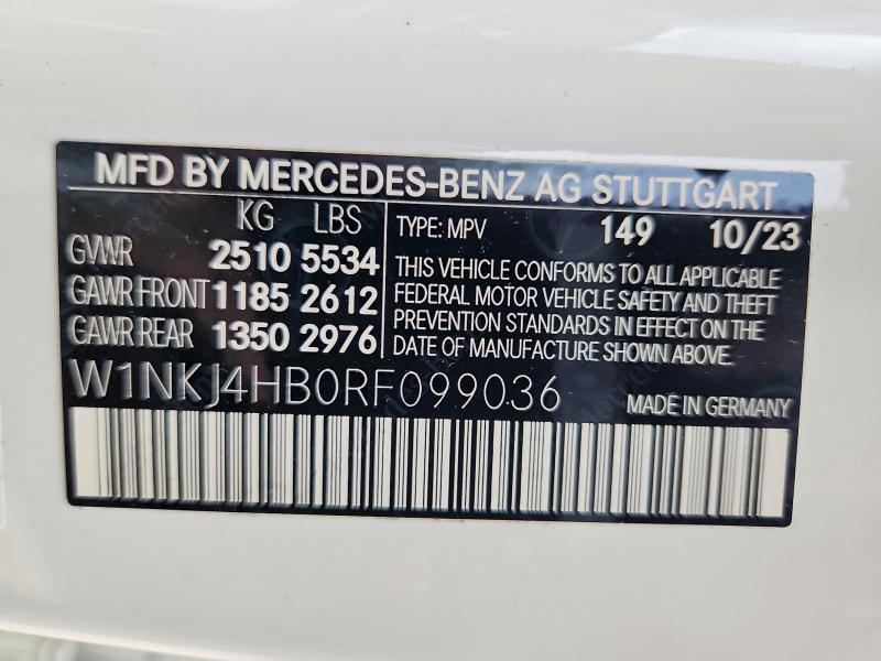 55891786 :رقم المزاد ، W1NKJ4HB0RF099036 vin ، 2024 Mercedes-benz Glc Coupe مزاد بيع