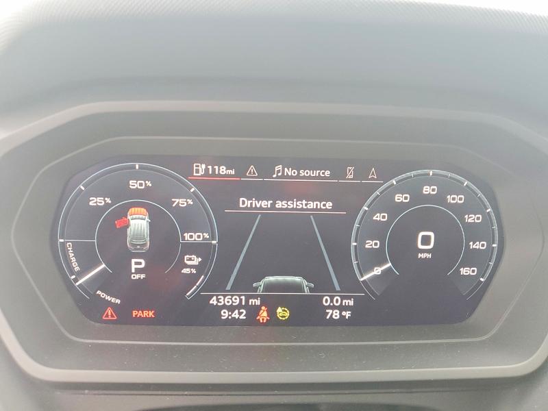2023 Audi Q4 E-tron მანქანა იყიდება აუქციონზე, vin: WA1BCBFZ1PP006435, აუქციონის ნომერი: 57402306