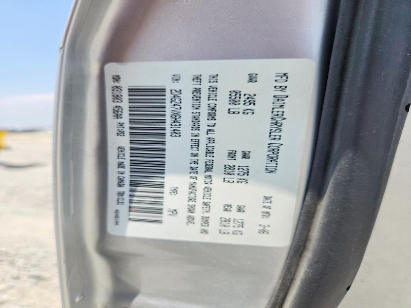 2006 Dodge Magnum მანქანა იყიდება აუქციონზე, vin: 2D4GZ47VX6H431403, აუქციონის ნომერი: 58751896