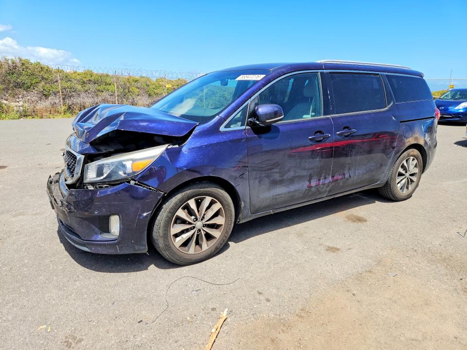 58847276 :رقم المزاد ، KNDMC5C14J6423074 vin ، 2018 Kia Sedona مزاد بيع