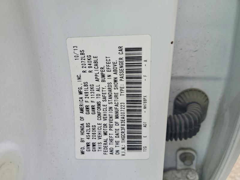 Продаж на аукціоні авто 2014 Honda Accord, vin: 1HGCR3F83EA007223, номер лоту: 56830816