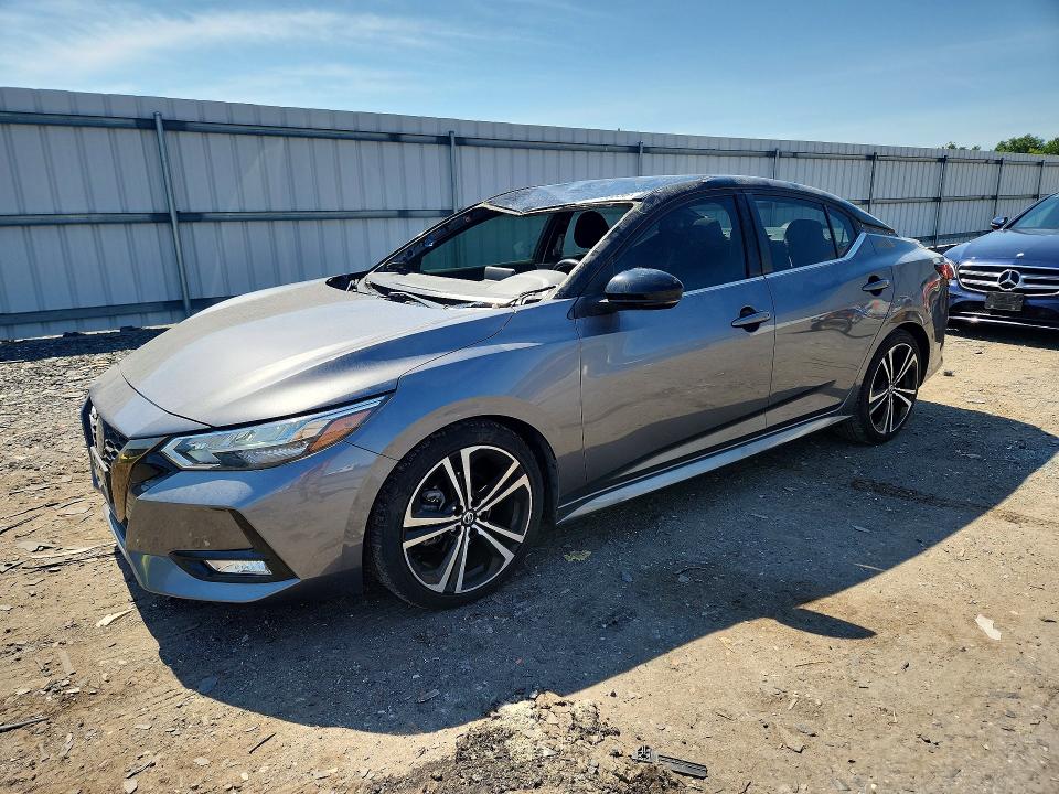 59156856 :رقم المزاد ، 3N1AB8DV3LY206493 vin ، 2020 Nissan Sentra مزاد بيع