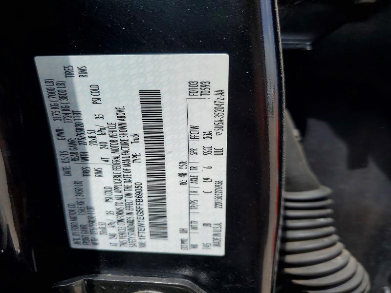 57571516 :رقم المزاد ، 1FTEW1EG5FFB69050 vin ، 2015 Ford F150 مزاد بيع