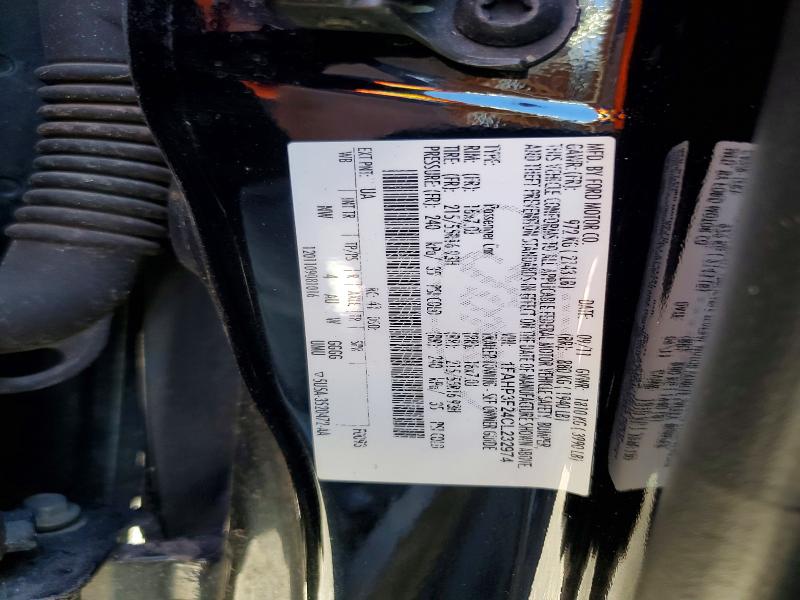 57030776 :رقم المزاد ، 1FAHP3F24CL232974 vin ، 2012 Ford Focus مزاد بيع