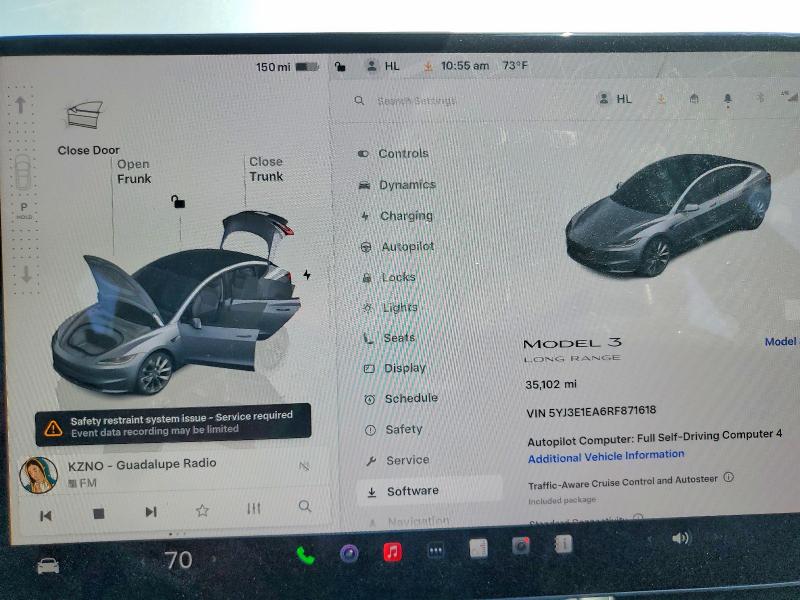 Продажа на аукционе авто 2024 Tesla Model 3, vin: 5YJ3E1EA6RF871618, номер лота: 55765296