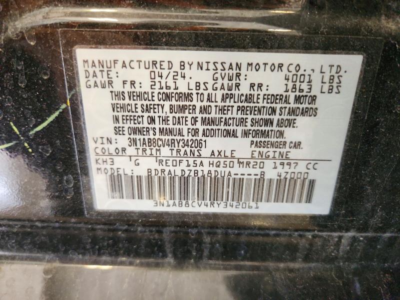 Продаж на аукціоні авто 2024 Nissan Sentra, vin: 3N1AB8CV4RY342061, номер лоту: 56588336