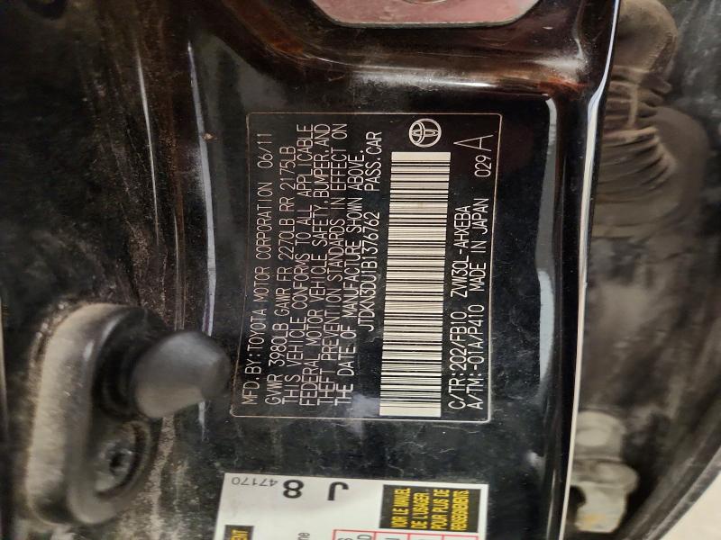 57315526 :رقم المزاد ، JTDKN3DU1B1376762 vin ، 2011 Toyota Prius مزاد بيع
