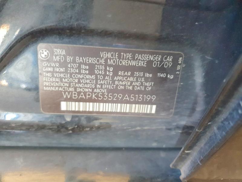 Продаж на аукціоні авто 2009 Bmw 328, vin: WBAPK53529A513199, номер лоту: 57764166