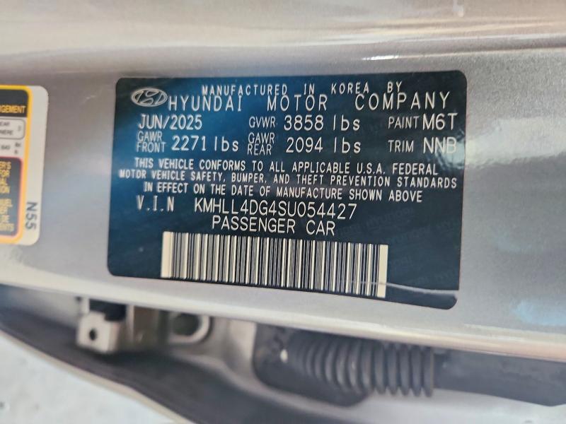 Aukcja sprzedaży 2025 Hyundai Elantra, vin: KMHLL4DG4SU054427, numer aukcji: 58778406