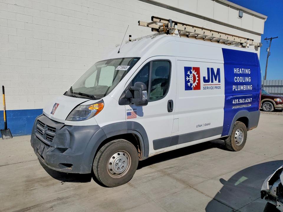 57189646 :رقم المزاد ، 3C6TRVBG2HE530295 vin ، 2017 Ram Promaster 1500 مزاد بيع