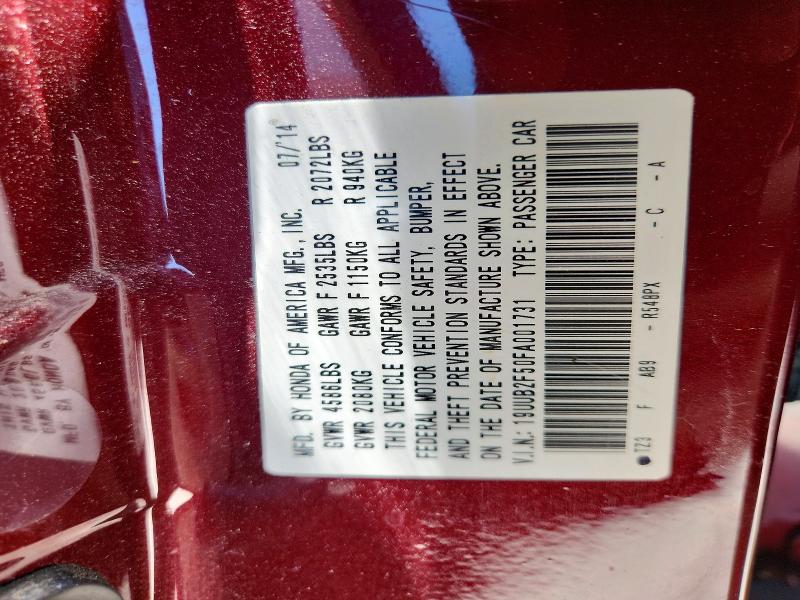 Aukcja sprzedaży 2015 Acura Tlx, vin: 19UUB2F50FA001731, numer aukcji: 57992906