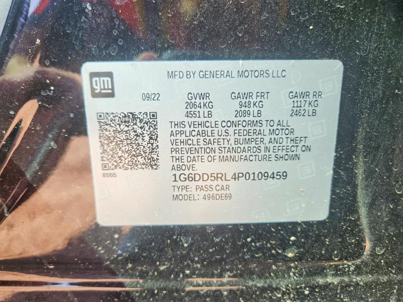 Aukcja sprzedaży 2023 Cadillac Ct4-v, vin: 1G6DD5RL4P0109459, numer aukcji: 55377746