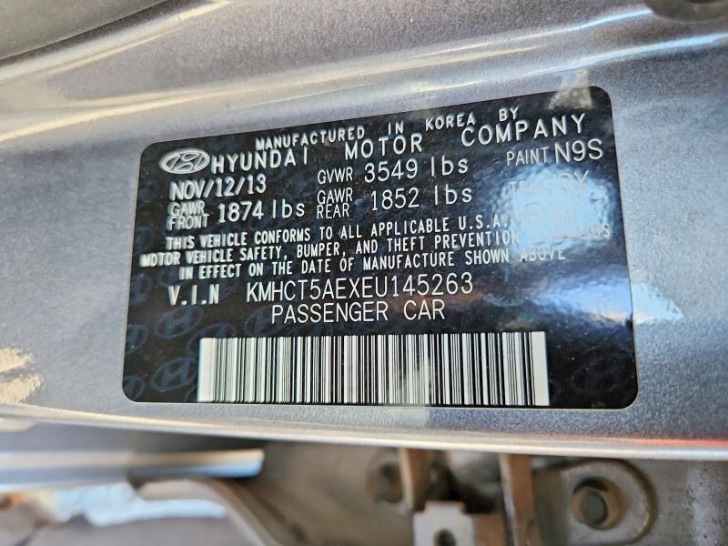 Aukcja sprzedaży 2014 Hyundai Accent, vin: KMHCT5AEXEU145263, numer aukcji: 59304546
