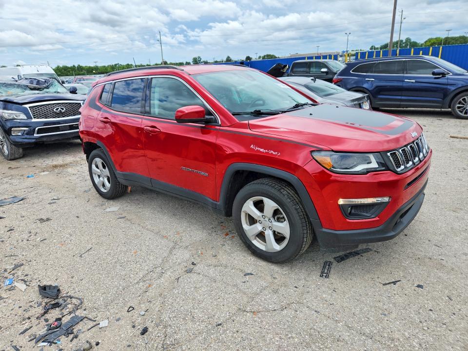 2018 Jeep Compass მანქანა იყიდება აუქციონზე, vin: 3C4NJDBB2JT361629, აუქციონის ნომერი: 57706406