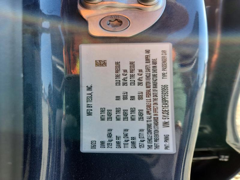 Продаж на аукціоні авто 2023 Tesla Model 3, vin: 5YJ3E1EA9PF593956, номер лоту: 55901326