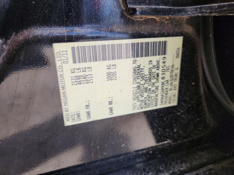 Продажа на аукционе авто 2011 Nissan Maxima, vin: 1N4AA5APXBC830549, номер лота: 57361916