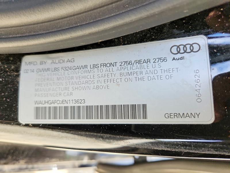 Продажа на аукционе авто 2014 Audi A6, vin: WAUHGAFC0EN113623, номер лота: 58277686