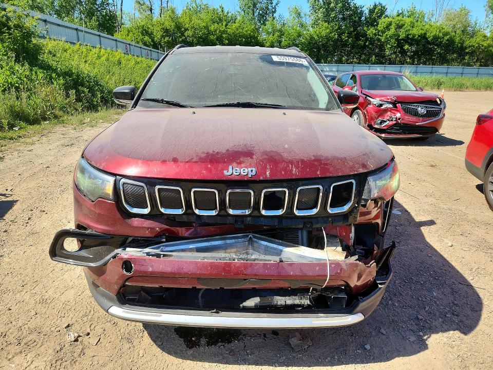 Продажа на аукционе авто 2022 Jeep Compass, vin: 3C4NJDCB1NT112078, номер лота: 55975586