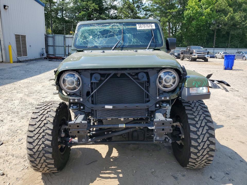2022 Jeep Gladiator მანქანა იყიდება აუქციონზე, vin: 1C6HJTAG1NL165615, აუქციონის ნომერი: 58707626