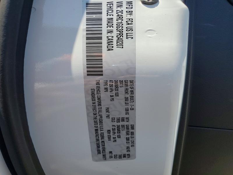 Aukcja sprzedaży 2023 Chrysler Pacifica, vin: 2C4RC1GG3PR540207, numer aukcji: 56046386