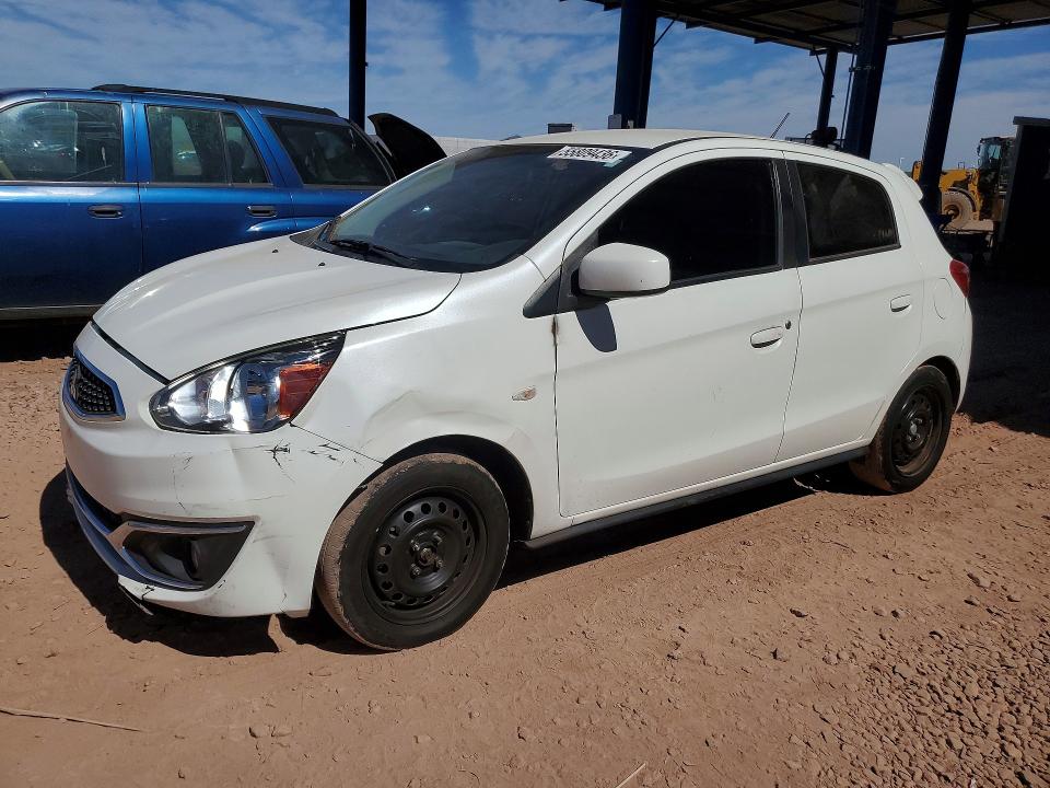2019 Mitsubishi Mirage მანქანა იყიდება აუქციონზე, vin: ML32A3HJ9KH010716, აუქციონის ნომერი: 55809436