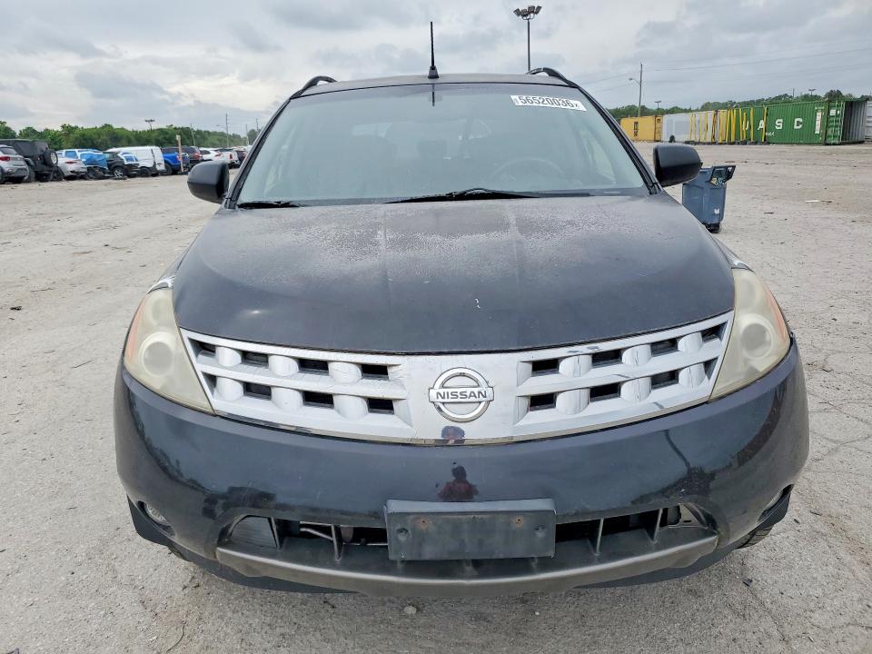 2004 Nissan Murano მანქანა იყიდება აუქციონზე, vin: JN8AZ08W34W304692, აუქციონის ნომერი: 56520036