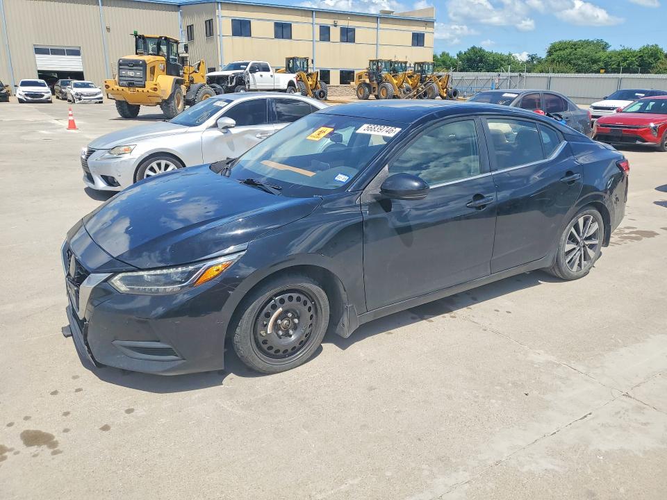 2020 Nissan Sentra მანქანა იყიდება აუქციონზე, vin: 3N1AB8CVXLY255126, აუქციონის ნომერი: 56839746