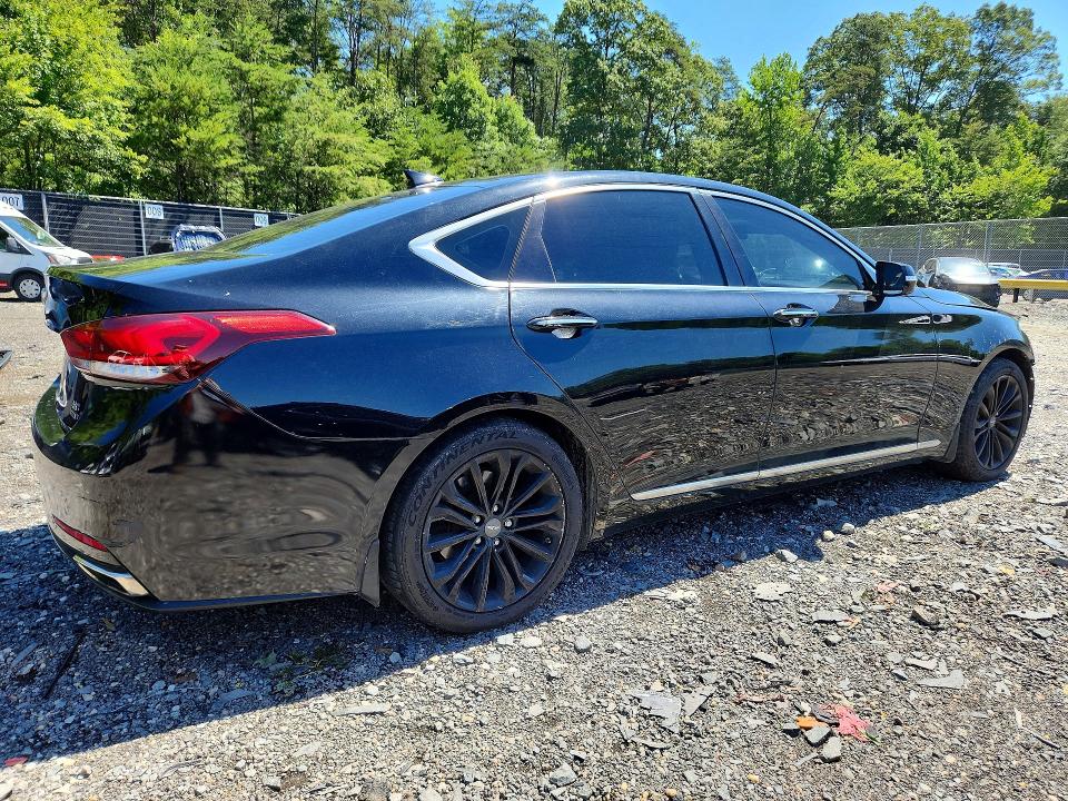 Auction sale of the 2017 Genesis G80, vin: KMHGN4JE7HU172205, lot number: 58108536