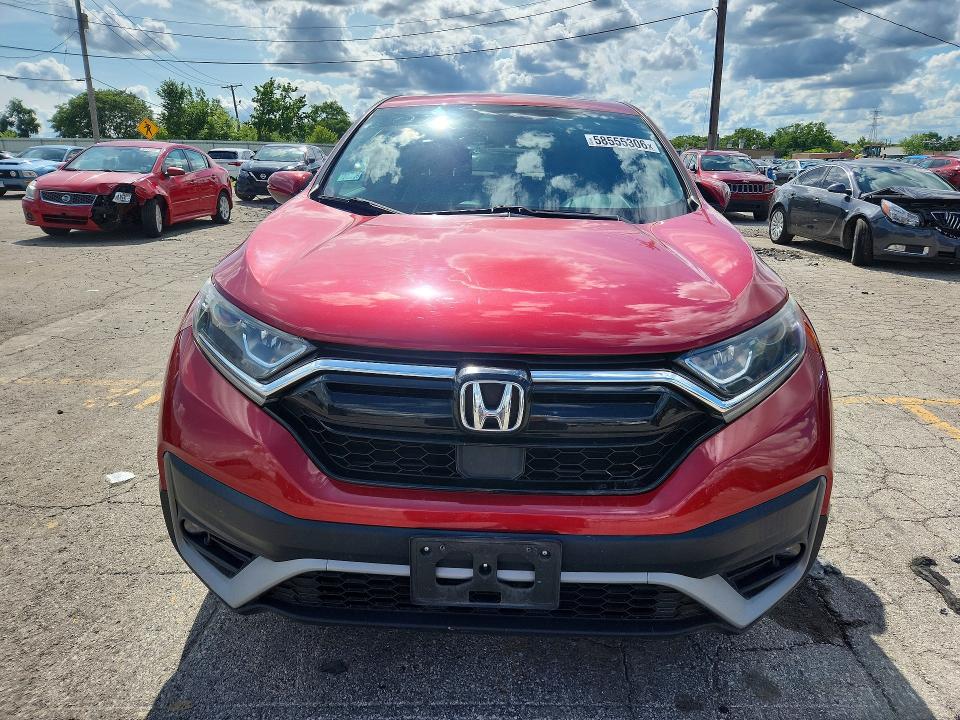 58555306 :رقم المزاد ، 5J6RW2H55LL016483 vin ، 2020 Honda Cr-v مزاد بيع