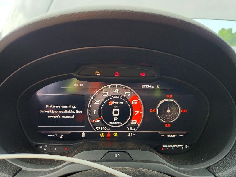Aukcja sprzedaży 2018 Audi Rs3, vin: WUABWGFF8J1905614, numer aukcji: 57014246