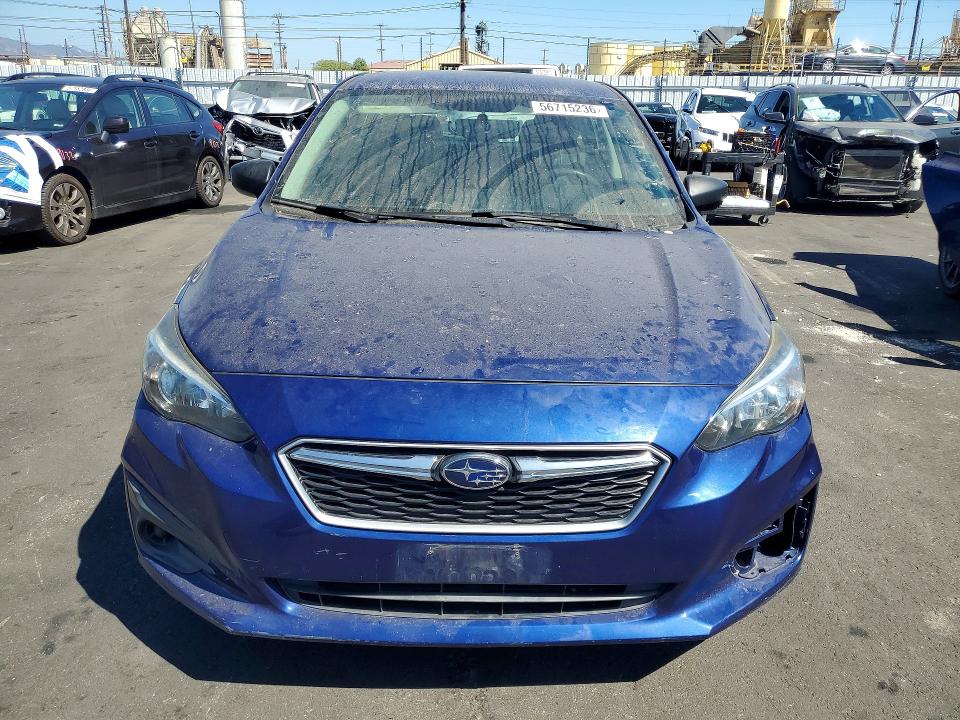 2017 Subaru Impreza მანქანა იყიდება აუქციონზე, vin: 4S3GTAA65H3708186, აუქციონის ნომერი: 56715236