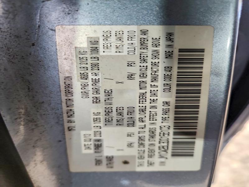 Aukcja sprzedaży 2013 Mazda 5, vin: JM1CW2BL3D0156103, numer aukcji: 56492586