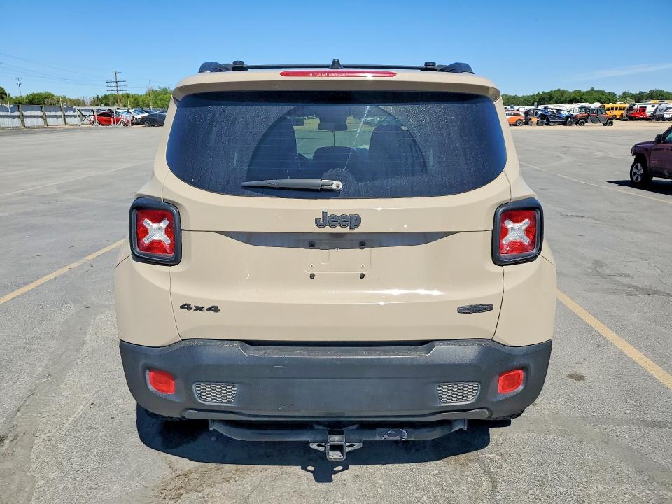 2016 Jeep Renegade მანქანა იყიდება აუქციონზე, vin: ZACCJBBT5GPD79580, აუქციონის ნომერი: 57406676