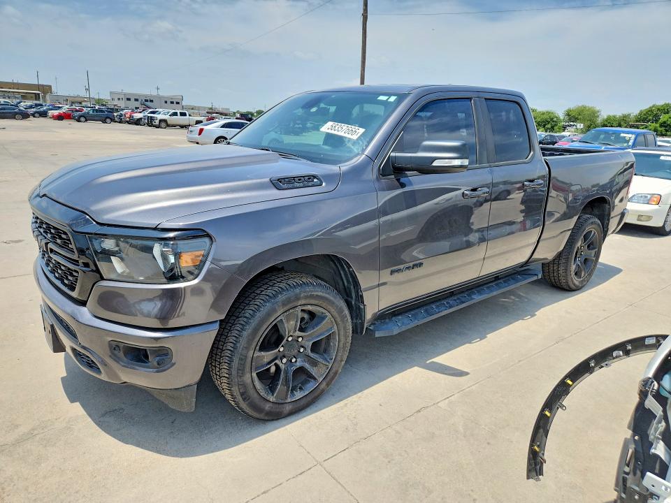 2022 Ram 1500 მანქანა იყიდება აუქციონზე, vin: 1C6RREBT7NN157558, აუქციონის ნომერი: 58357666
