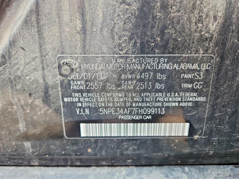Продаж на аукціоні авто 2015 Hyundai Sonata, vin: 5NPE34AF7FH099113, номер лоту: 57656286