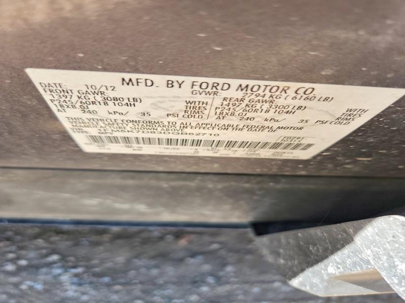57432146 :رقم المزاد ، 1FM5K7D83DGB62710 vin ، 2013 Ford Explorer مزاد بيع