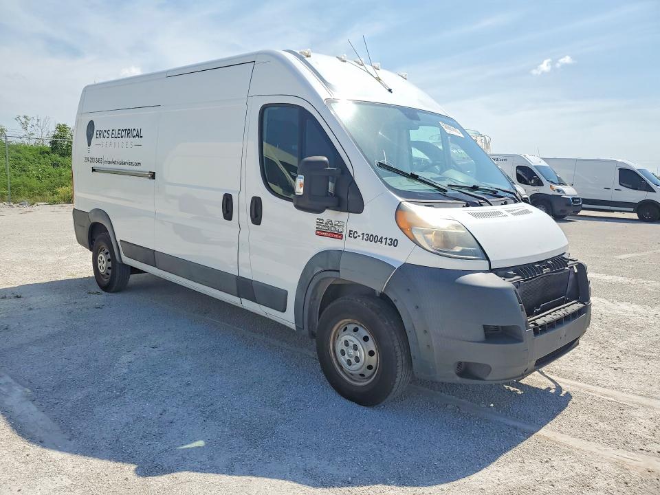 58981416 :رقم المزاد ، 3C6TRVDG9HE527956 vin ، 2017 Ram Promaster 2500 مزاد بيع