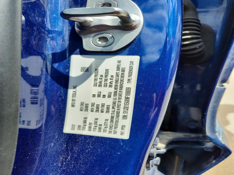 Aukcja sprzedaży 2022 Tesla Model 3, vin: 5YJ3E1EAXNF186659, numer aukcji: 55137526