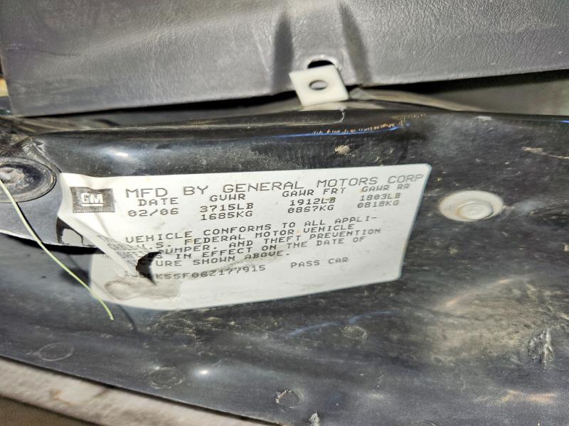 56121706 :رقم المزاد ، 1G8AK55F06Z177915 vin ، 2006 Saturn Ion مزاد بيع