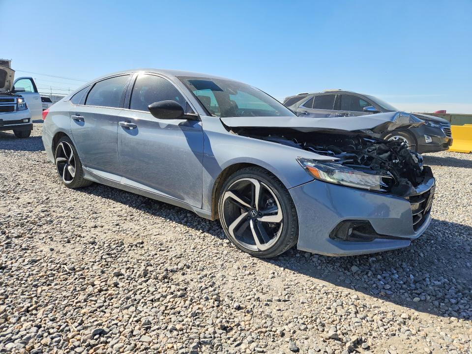 56715176 :رقم المزاد ، 1HGCV1F30MA102129 vin ، 2021 Honda Accord مزاد بيع