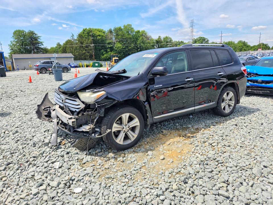 2012 Toyota Highlander მანქანა იყიდება აუქციონზე, vin: 5TDDK3EH1CS162877, აუქციონის ნომერი: 58537776