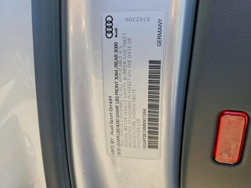 Aukcja sprzedaży 2021 Audi Rs7, vin: WUAPCBF24MN901264, numer aukcji: 57208436